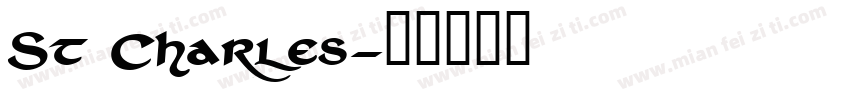 St Charles字体转换